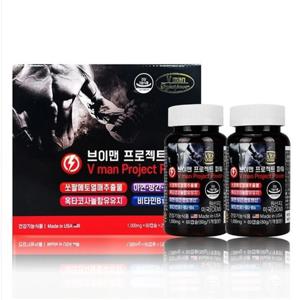 에버그린 에버그린 브이맨프로젝트파워 1,000mg x60캡슐x2병