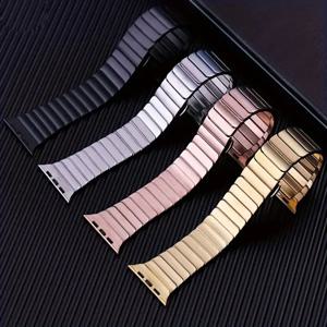 애플 워치 시리즈용 럭셔리 스테인레스 스틸 스트랩, 링크 팔찌, 아이워치 울트라 2, 49mm, 아이워치 메탈 밴드, 9, 8, 7, 45mm, 41mm, 44, 40 mm