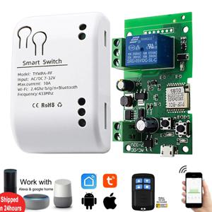 WiFi 스마트 차고 도어 오프너 스위치 슬라이딩 게이트 컨트롤러 Alexa Echo Google 홈 SmartLife Tuya APP 원격 제어와 함께 작동