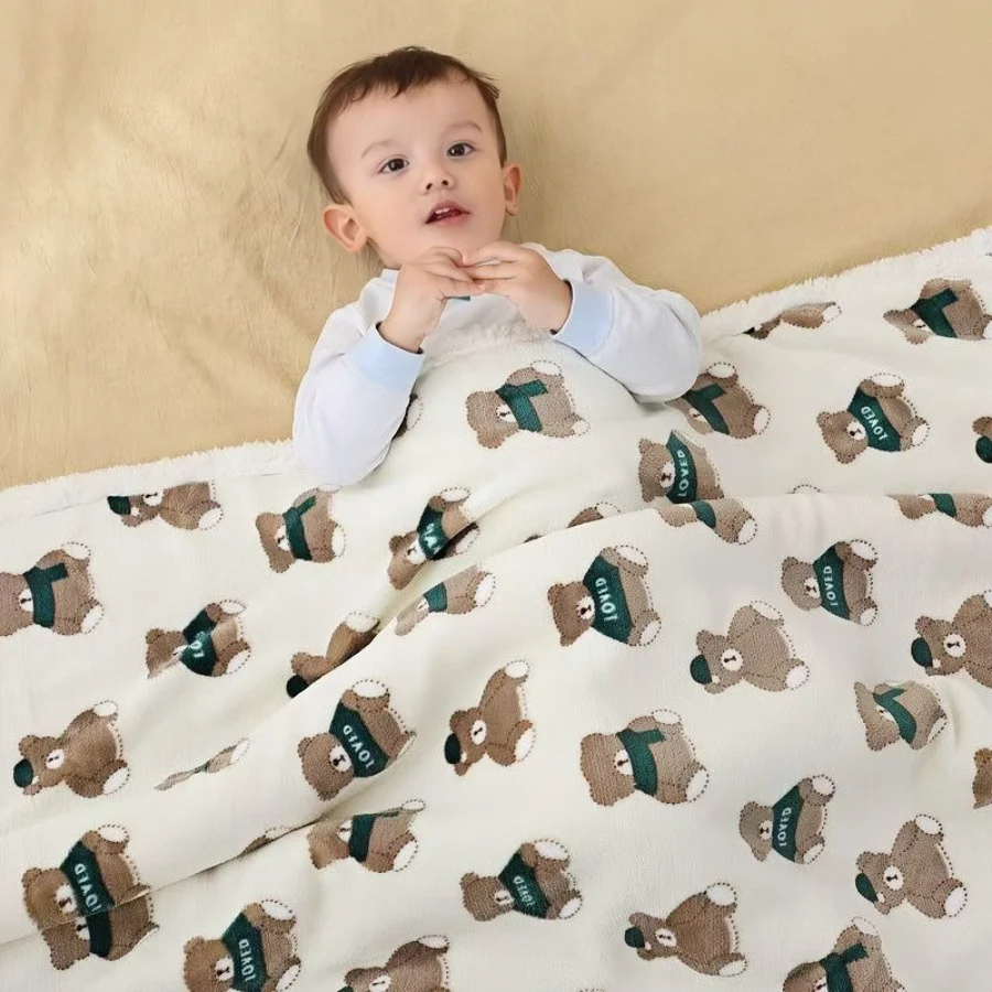 겨울 아기 ​​담요 양털 신생아 침구를위한 따뜻한 이불 아기 Swaddle Wrap 플란넬 양고기 부드러운 아기 유모차 담요 Manta Bebe