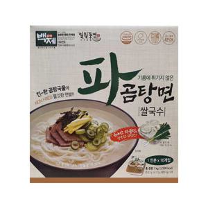 코스트코 백제 일월풍면 파곰탕면 쌀국수 100g×10