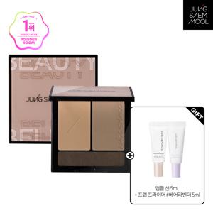 아티스트 페이스 팔레트 컨투어 + 더블 수정화장 패드 5매 + 스킨세팅베이스1ml * 3매