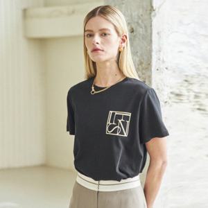 INES LOGO T-SHIRT_BLACK