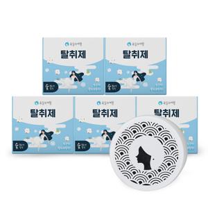 욕실의여왕 고체형 실내 탈취제 클린코튼 5개 공기정화 욕실주방