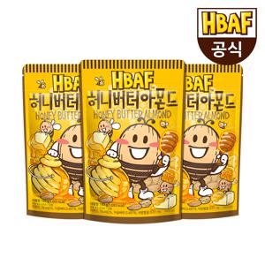 HBAF 허니버터 아몬드 190g 3봉 세트