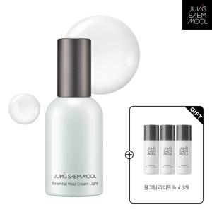 에센셜 물크림 라이트 + 매끈피부 세트(프라이머, 파운데이션, 앰플선)