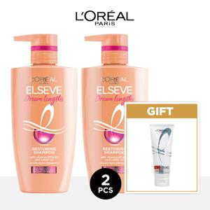 엘세브 드림랭스 샴푸 400ml / 컨디셔너 헤어팩 410ml 2개+스크런치(랜덤)