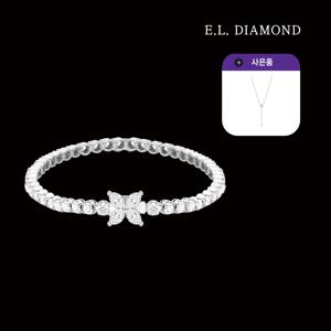 [E.L DIAMOND]18K 랩다이아몬드 3.8캐럿 프시케 테니스 팔찌