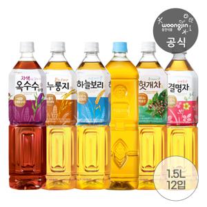 차음료 1.5L 12펫 하늘보리/헛개/누룽지/자색옥수수/결명자