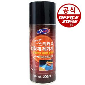 브이텍 VT-021 스티커 접착제 제거제 200ml 얼룩 잔사