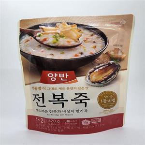 동원 양반 파우치죽 전복죽 420g