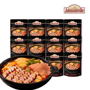 쟌슨빌 오리지널 부대찌개 500g X 10팩 + 라면사리 10팩