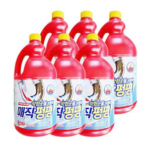 엘지 홈스타 세정제 막힌곳을 부탁해 매직펑펑 2L 6개 배수구