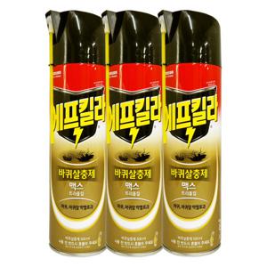 에프킬라 맥스 트리플킬 500ml 3개 바퀴벌레약 스프레이 에어졸