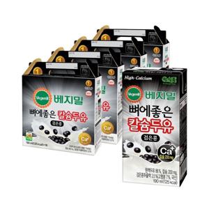 베지밀 뼈에좋은 칼슘 검은콩 두유 190ml 64팩