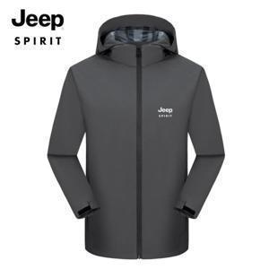 지프 JEEP SPIRIT  겨울 얇은 돌격복 아웃도어 남녀 같은 방수 등산 외투 삼합일 캠핑 점퍼