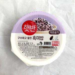 CJ 햇반 즉석밥 흑미밥 작은공기 130g x 36개