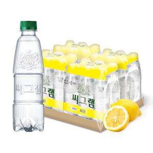 (본사직영) 씨그램 라벨프리 레몬 350ml PET 24입