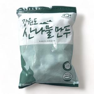 토박이마을 산나물만두 1.2kg 1팩