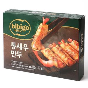 비비고 통새우 만두 200g x 4 / 꼬리까지 들어간 탱글 통새우