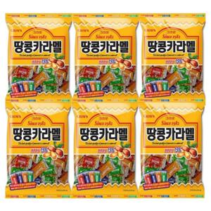 땅콩카라멜 324g x 6개 츄잉캔디