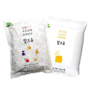 하오리위안 밀크츄 옥수수 5가지 믹스 1kg 1+1 대용량 (약 460개 내외)