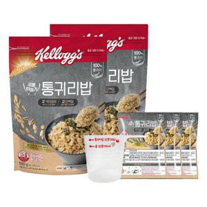 100% 통귀리밥 즉석밥 500g x 2개 + 미니 150g + 계량컵