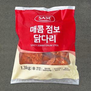 지케이푸드 G. 사세 매콤 점보닭다리 1.3kg  (드라이) 매운닭다리 후라이드치킨