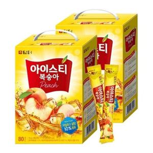 담터 아이스티 복숭아 160T (80T x 2개)