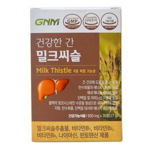 GNM자연의품격 건강한 간 밀크씨슬 900mg 30정 4박스 line