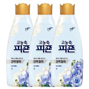 고농축 피죤 섬유유연제 강력탈취 오션후레쉬 1L x 3개