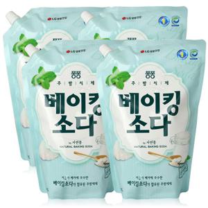 퐁퐁 베이킹소다1200ml x 4개 주방세제 트리오