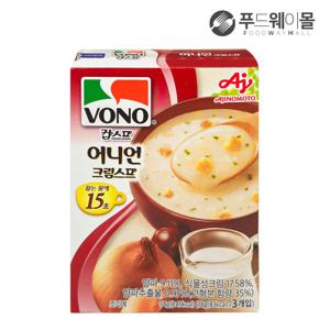 VONO 보노 컵스프 어니언 크림 스프 54g (3개입)