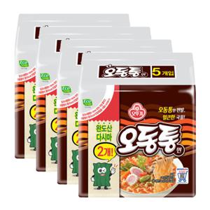 오뚜기 오동통면(120g5개입) x 4팩(총20개입)