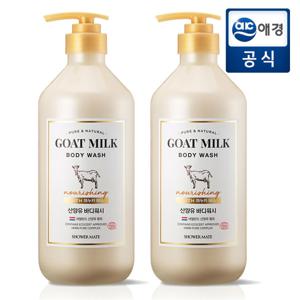 샤워메이트 산양유 바디워시 마누카 800mlx2개