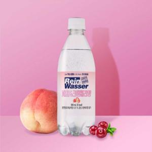 라인바싸 탄산수 PET500ml 40입  피치크린베리향