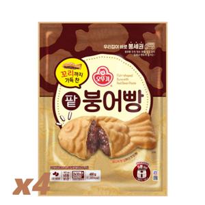 오뚜기 꼬리까지 가득 찬 팥붕어빵 480g x 4개