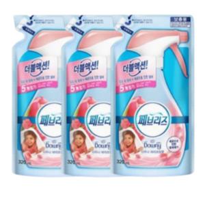 페브리즈 섬유탈취제 다우니향 리필 320ML X 3개