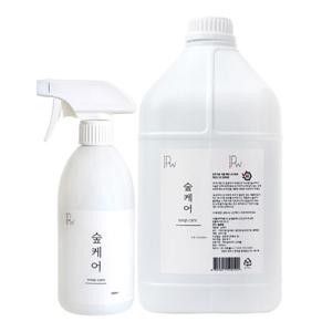 숲케어 편백수 피톤치드 스프레이 탈취제 500ml+4L (고급편백오일함유)