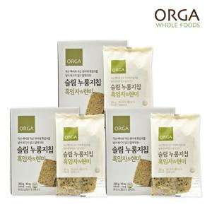 올가홀푸드 올가 ORGA 슬림누룽지칩 흑임자현미(33gX10개입) x 3개