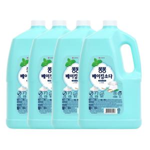 퐁퐁 주방세제 베이킹소다 3000ML 4개