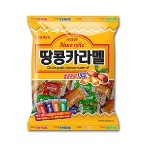 크라운 땅콩카라멜 324g x6(1박스) 무료