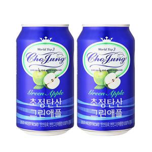 초정탄산수 그린애플 350ml 24캔