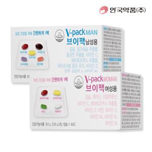 [안국약품]브이팩 V-PACK 남성용 30포X1박스+여성용 30포X1박스