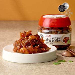 순창문옥례식품 고추장 모듬 장아찌 400g PET