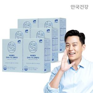 안국건강 아이메가 DHA rTG 오메가3 60캡슐 6박스 (6개월분)