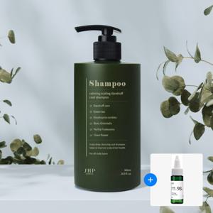 JHP 녹초엽 두피 스케일링 비듬 쿨 샴푸 500ml