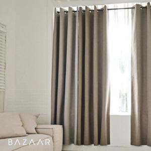 린넨 4중 블럭 100% 아일렛 암막커튼 (270x235) 1장