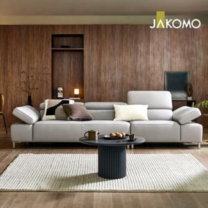 [자코모]레너드 4인 기능성 슈렁큰 천연면피 소가죽 소파