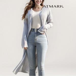 [빠른배송] ATMARK 롱골지트임가디건_AA41CD014P